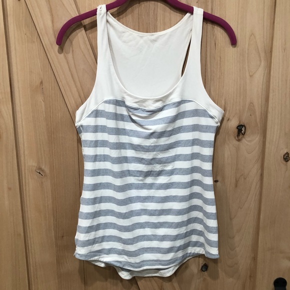 Lululemon Run First Base Tank Top Sz 6 Micro Macro - Picture 3 of 8